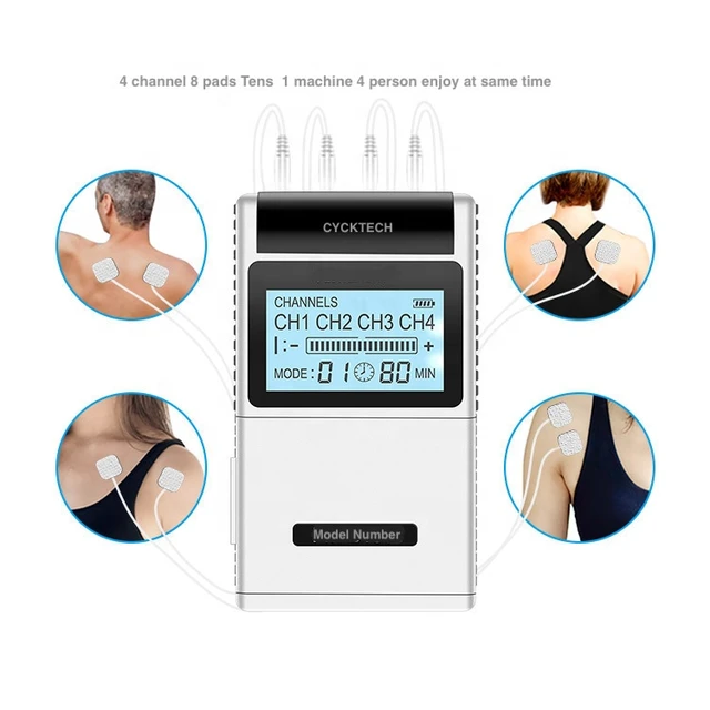 TENS 7000 TENS Unit and EMS Muscle Stimulator, 4 Channel