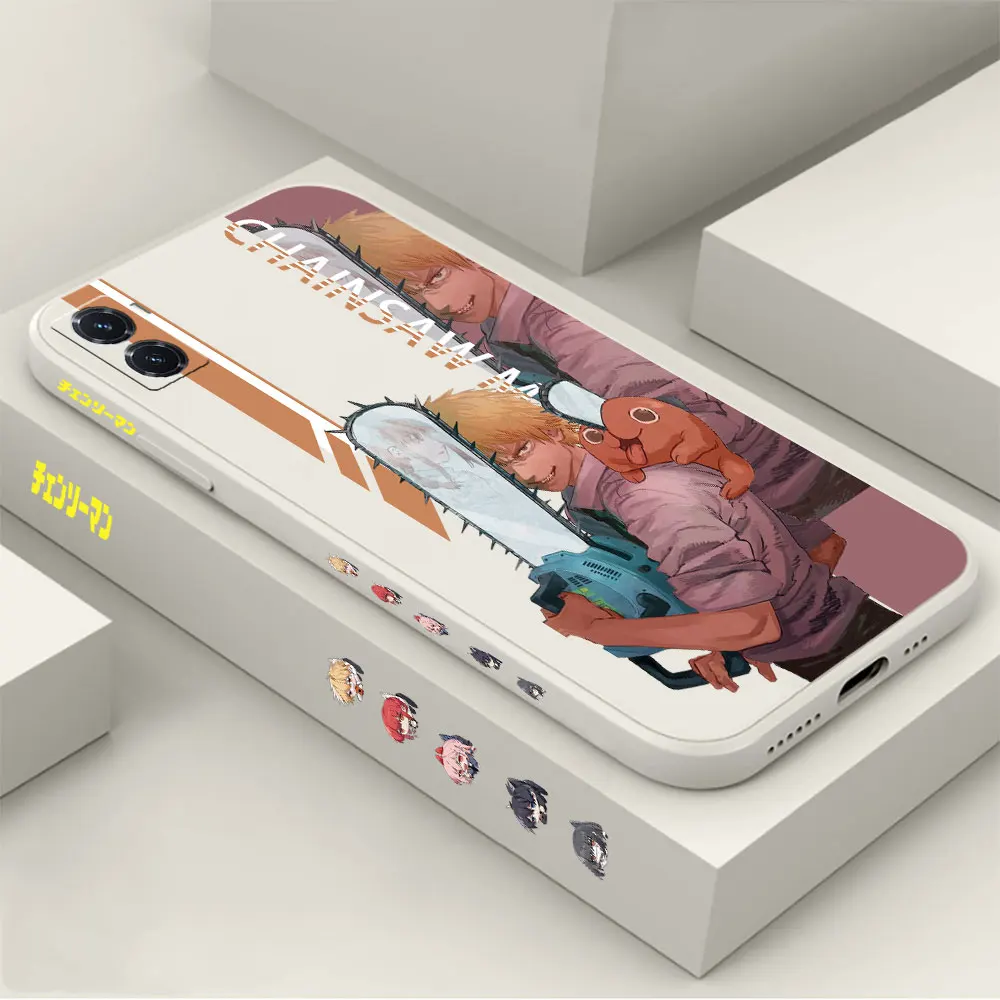 

Cartoon Anime Chainsaw Man Case For VIVO Y97 Y93 Y85 Y83 Y79 Y78 Y77 Y77E Y76S Y73S Y71T Y66 Y55S Y53S Y52S Y51S Y50 Y35 Cover