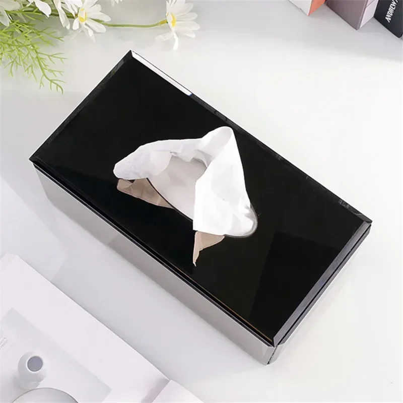 

Holder Decoration Tissue Coffee/blue/grey Paper Housewarming Organic Gift Napkin Storage Rack Glass Organization Kitchen New Box