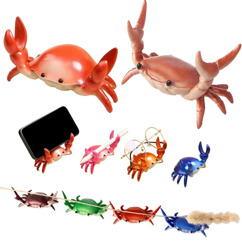 Multifunctional Weightlifting Crab Pen Holder Storage Item Lifting Pen Holder Desktop Creative Personalized Decoration Model Gift
