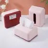 Plastic Tissue Case Car Tissue Box Home Living Room Decoration Bedroom Kitchen Desktop Nordic Large Storage Box Napkin Holder 2