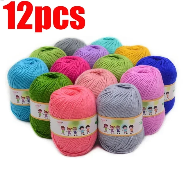 1 Ball 50g Soft Smooth Natural Bamboo Yarns Hand Crochet Woven Baby Cotton  Yarn Knitted Fabric Knitting Sweater Hat Threads 뜨개실 - AliExpress