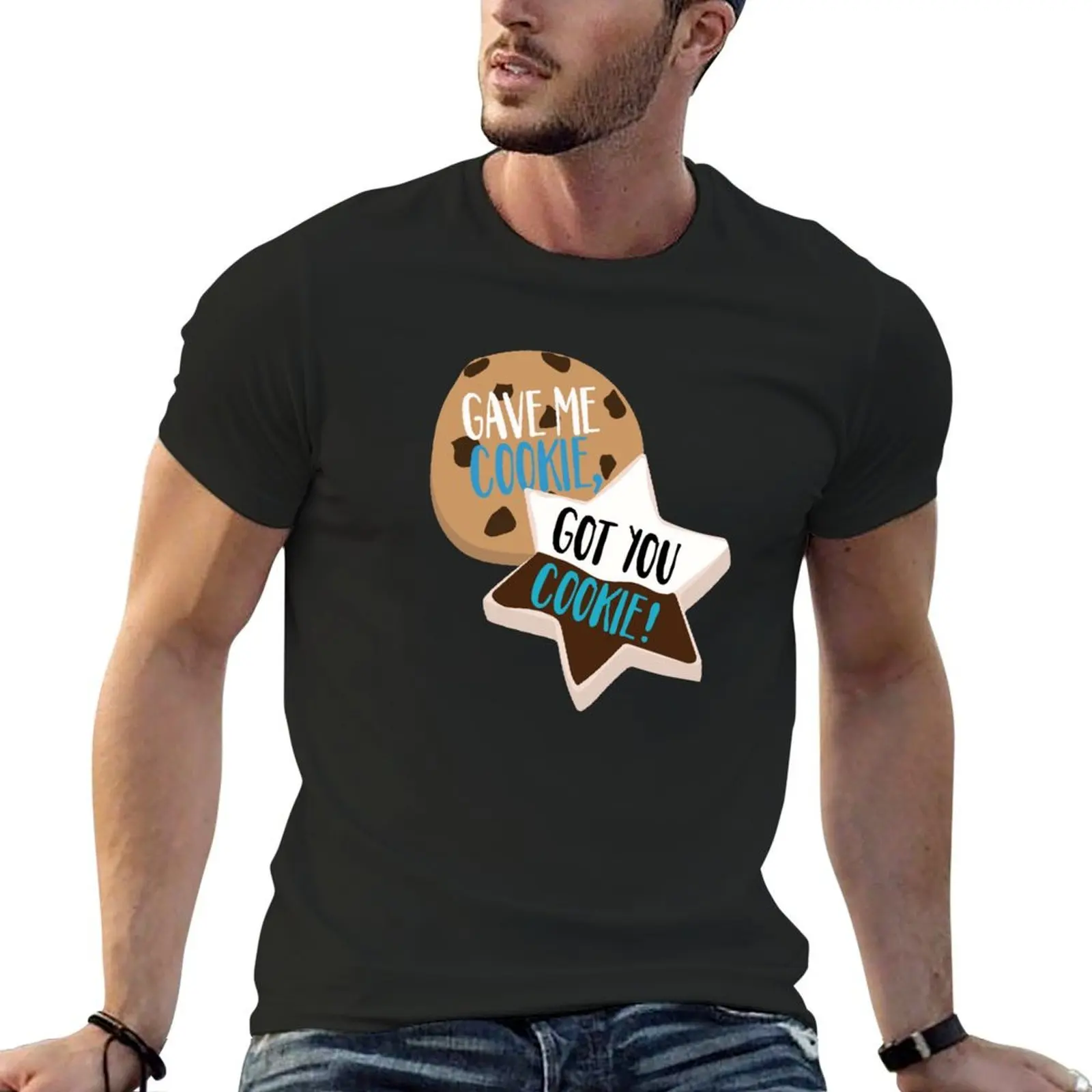 

Gave Me Cookie, Got You Cookie New Girl Nick & Schmidt T-shirt korean fashion Blouse mens t shirt graphic