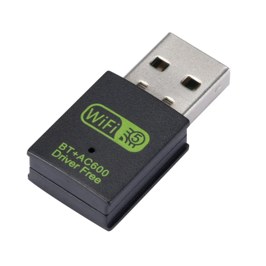 High-Speed Dual Band USB Wireless Adapter with Bluetooth Connectivity