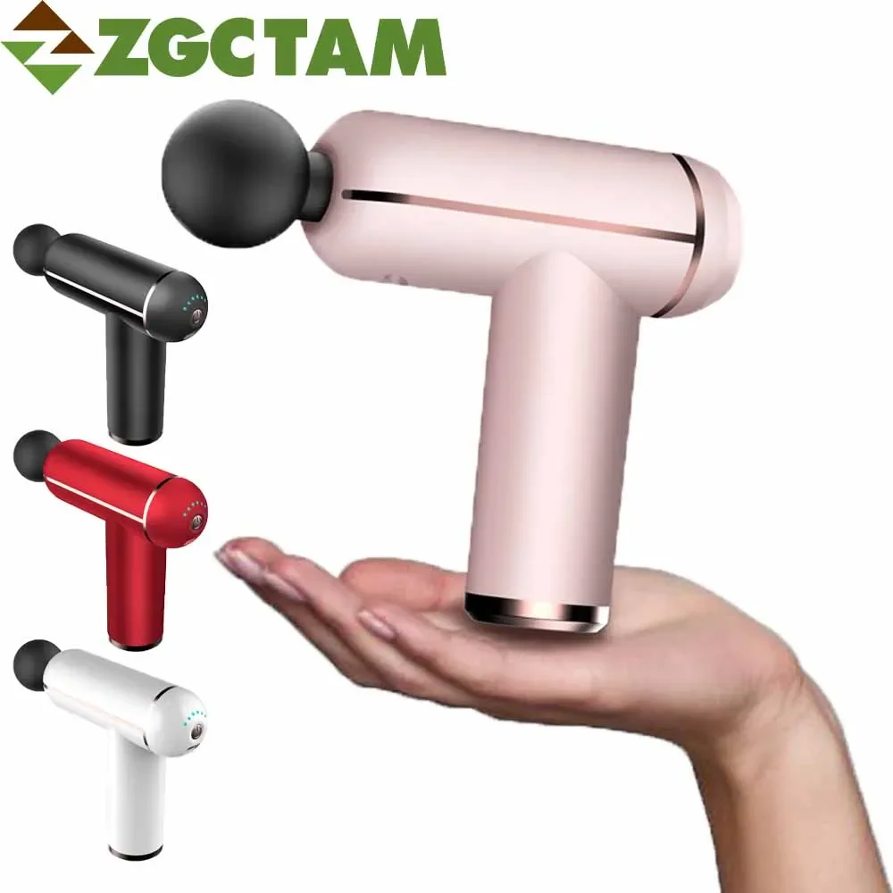 

LCD Display Fascial Massage Gun Device Portable Percussion Pistol for Body Neck Deep Tissue Muscle Relaxation Gout Pain Relief