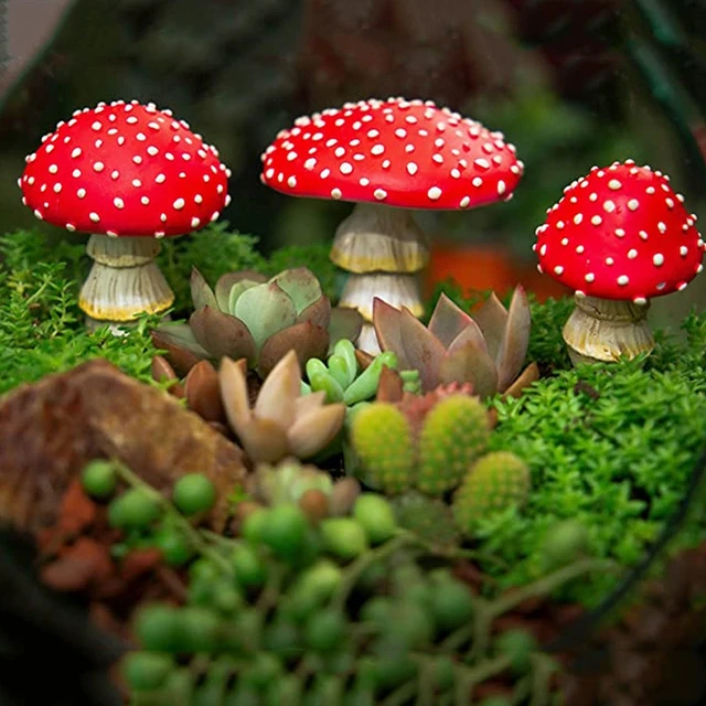 Mini-indicateur phosphorescent en résine pour chambre plus lente, artisanat  de jardin nickel é, ornement en pot, micro paysage, décoration d'Auckland -  AliExpress