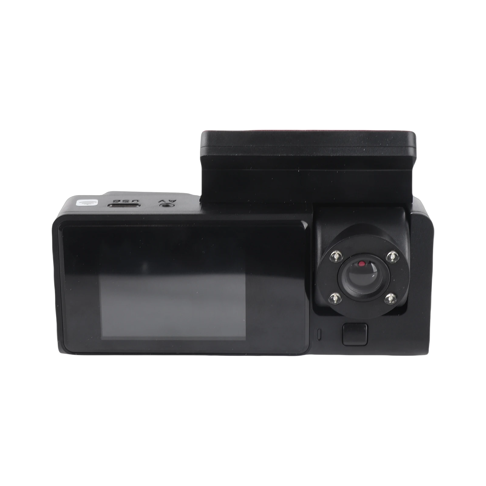 Dash Cam Front and Rear Inside, 1080P + 480P + 480P Three Way Triple Car Camera, Built-in Wi-Fi, 2.0" IPS Screen, Night Vision, - 6
