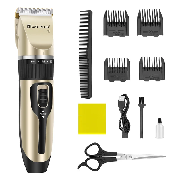 Professional Hair Trimmer, All-in-1 Body Hair Trimmer, Cordless Precision Trimmer, 90 Minutes Ultrasonic Sharp Blade for Men, Ki 1