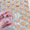 12pcs 33x47x50mm Glass Bottles Clear Drifting Christmas Small Cork Stoppers Wedding Jars Birthday Party 50ml Wishing Bottle 4