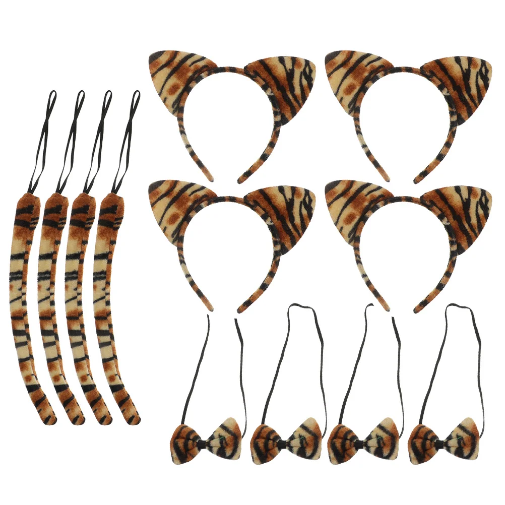 

Party Hairband for Halloween Fur Cat Headband Leopard Makeup Headband Headwear For Women Hair Hoop