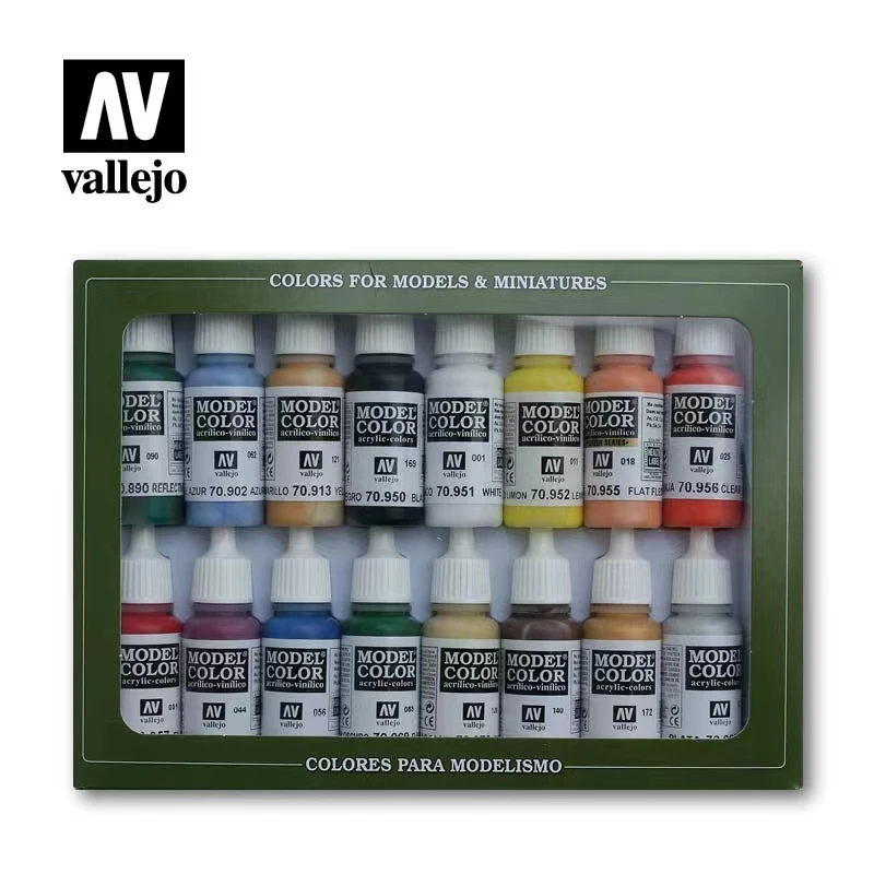 Vallejo Paint Acrylic Spain AV 70737 210 Fluorescent Green Acrylic  Waterborne Model Coloring Pigment Hand Painted - AliExpress