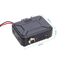 Walkie Talkie QTY KT-WP12 VHF 25W UHF20W Dual Band VOX Scrambler Hand Microphone Control ham Mobile Radio with Programming Cable 2