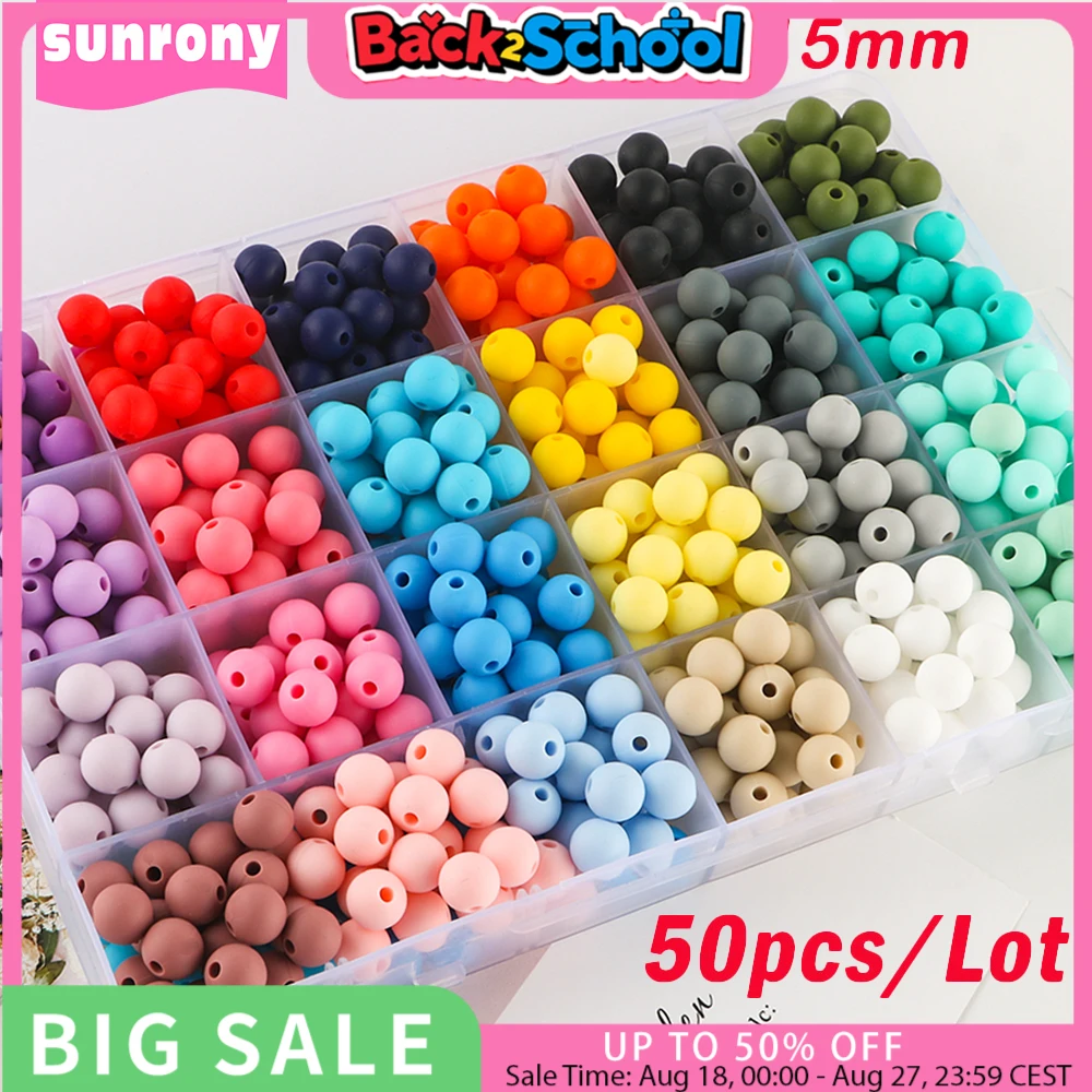 Silicone Round Beads Jewelry Set 1