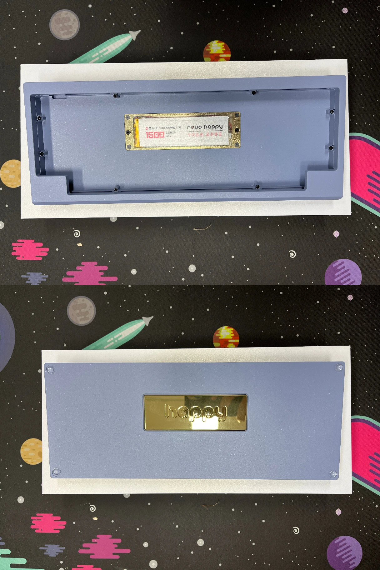 Revo-happy 60% Hhkb Mechanical Keyboard Kit Gasket Two Mode Bluetooth Keyboard Kit Structure Hot swap Ergonomic Keyboard PC Gift