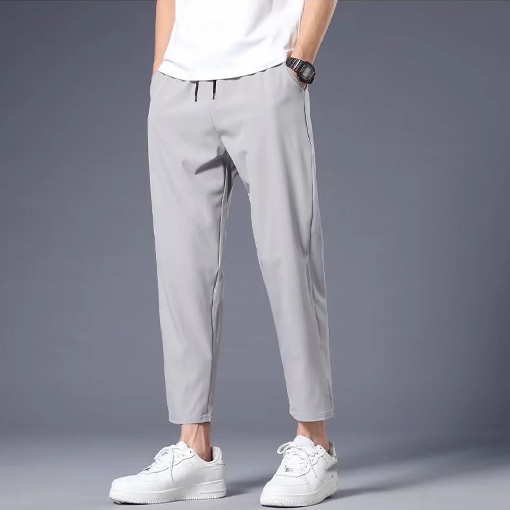 

Mens Pants Leisure Sweatpants Track Active Trousers Breathable Workout Business Formal Gym Joggers Male Fashion