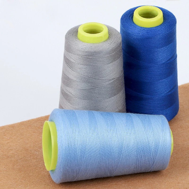 402 Sewing Thread 3000 Yard Each Spool Solid Color White Black Stitching Thread for Machine and Household Sewing Accessories