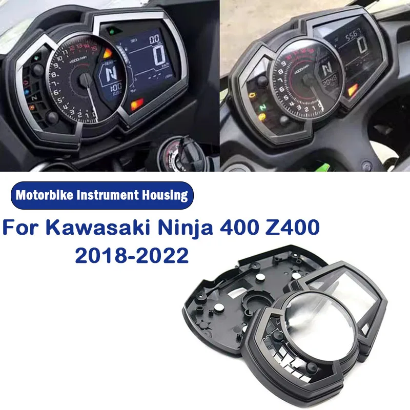 

For Kawasaki Ninja 400 Z400 2018-2022 Ninja400 Motor Tachometer Speedometer Odometer Instrument Gauge Case Dashboard Housing