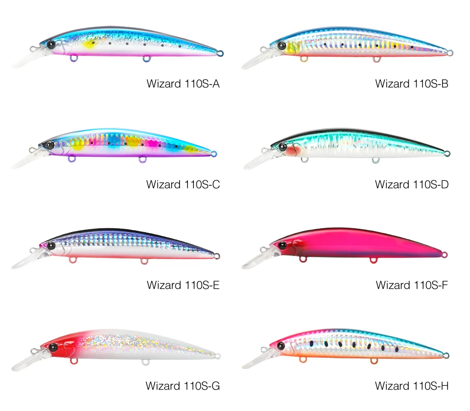 TSURINOYA 110mm 37g Sinking Minnow Max 80m Long Casting Angelköder Meeresangeln Künstlicher harter Köder WIZARD 110S Jerkbait Köder – Detail 5