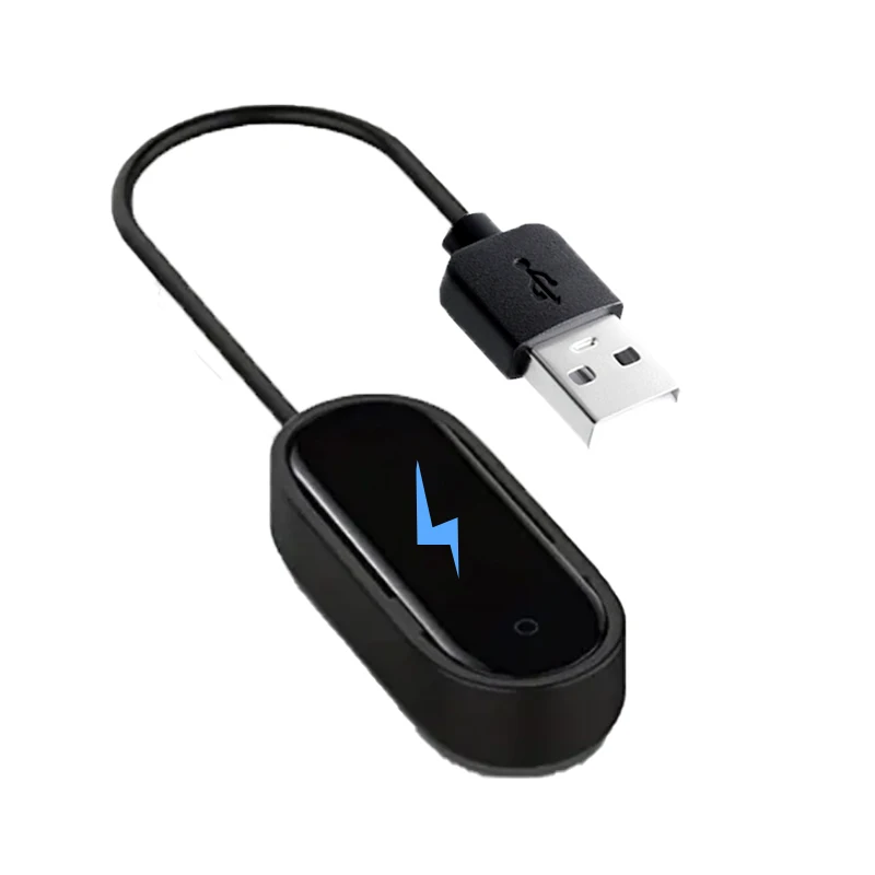 شاحن USB لـ Xiaomi Band 4 شاحن كابل شحن حزام الساع...