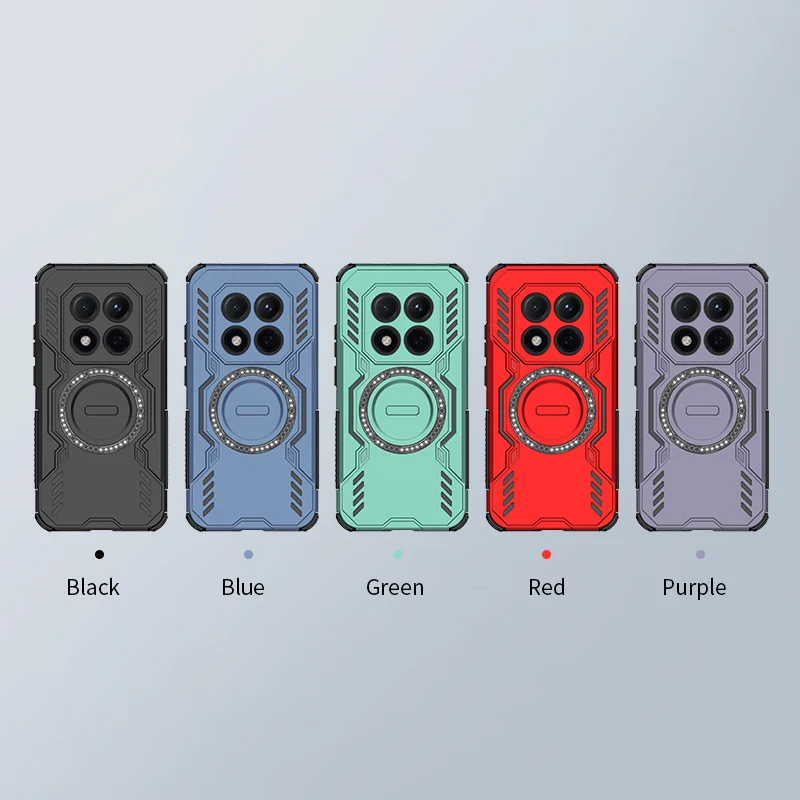 Shockproof Magnetic Adsorption Durable Phone Case with Heat Dissipation
