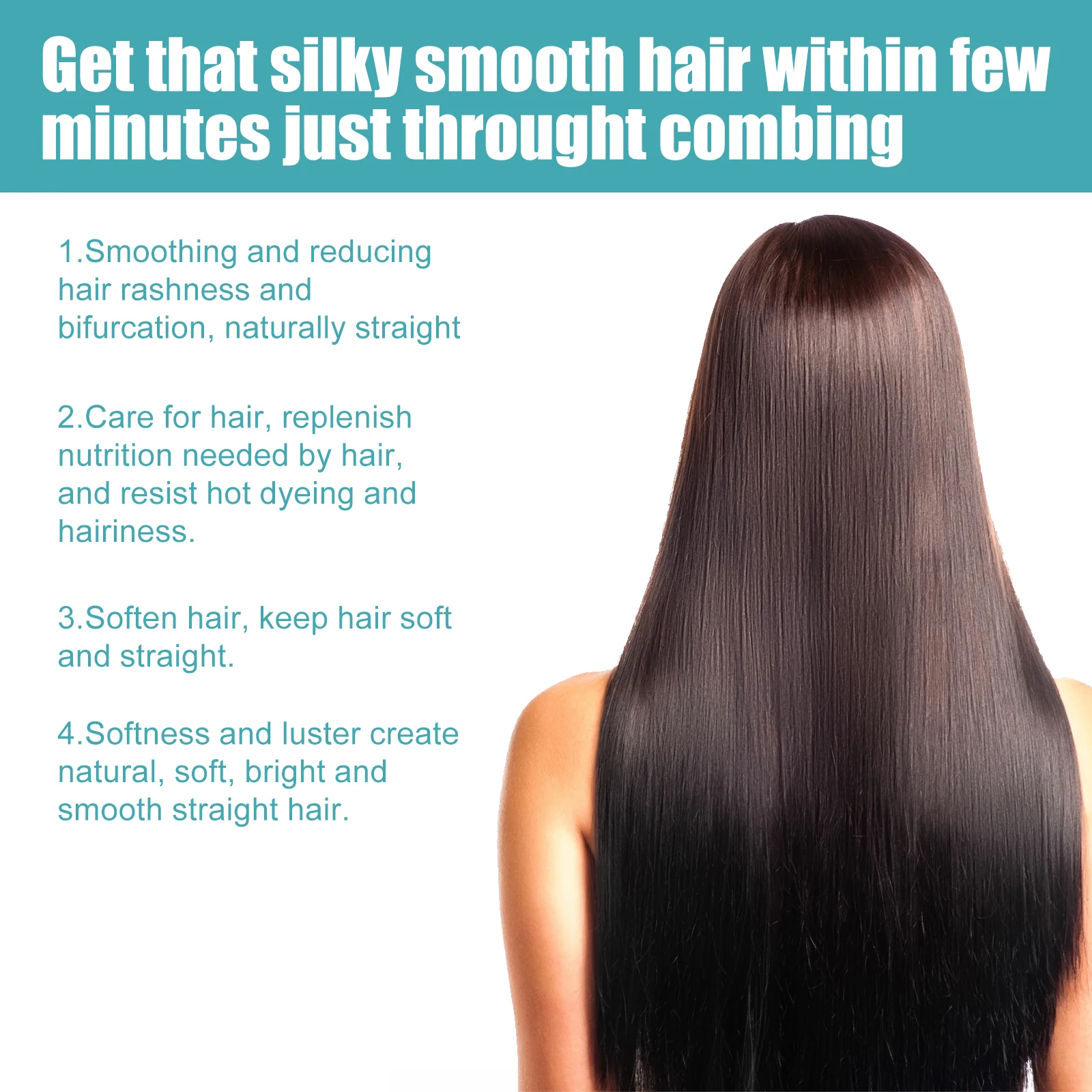 EELHOE Protein Straighten Hair Cream Corrective&Smoothing Hair Frizz Repair Split Damaged Natural Straightening Care Cream