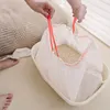1/2/3Rolls Disposable Cat Litter Bags Disposable Pet Waste Bag with Drawstring Quick Clean Portable Cat Litter Box Liners Bags 5