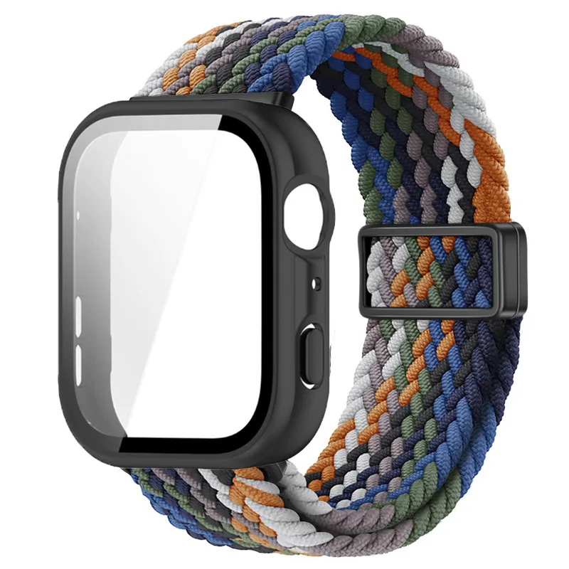 Braided Nylon Strap with Magnetic Buckle and Protective Screen Cover