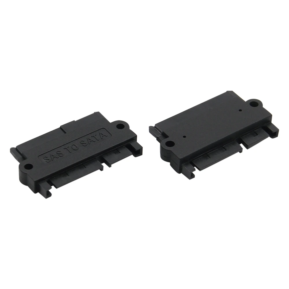 SATA Male to SATA Male Adapter Converter 22Pin Sata With 7pin+15pin FeMale to Male SATA Power Data Cable Black Replacement