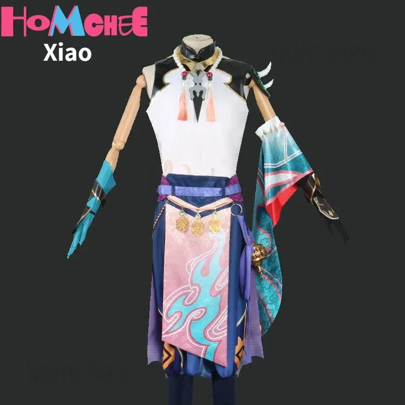 

Костюм для косплея Homchee COS Xiao Impact, парик, маска, платье, полный комплект