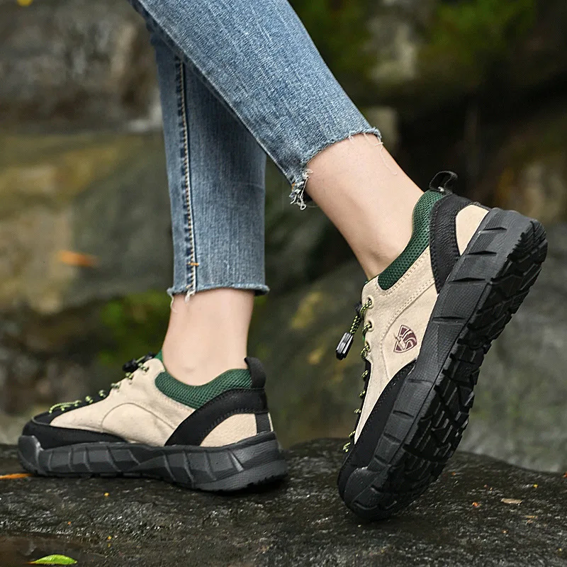 Large Size Men and Women Hiking Shoes Hiking Shoes Casual Outdoor Sports Running Shoes Mountain Climbing Shoes D5082