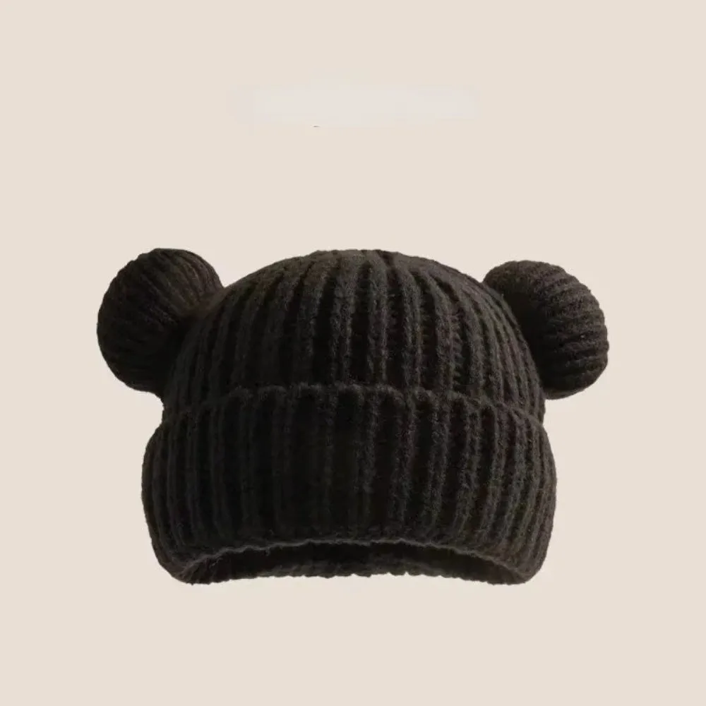 Woolen Knitted Hat for Kids with Ear Protection