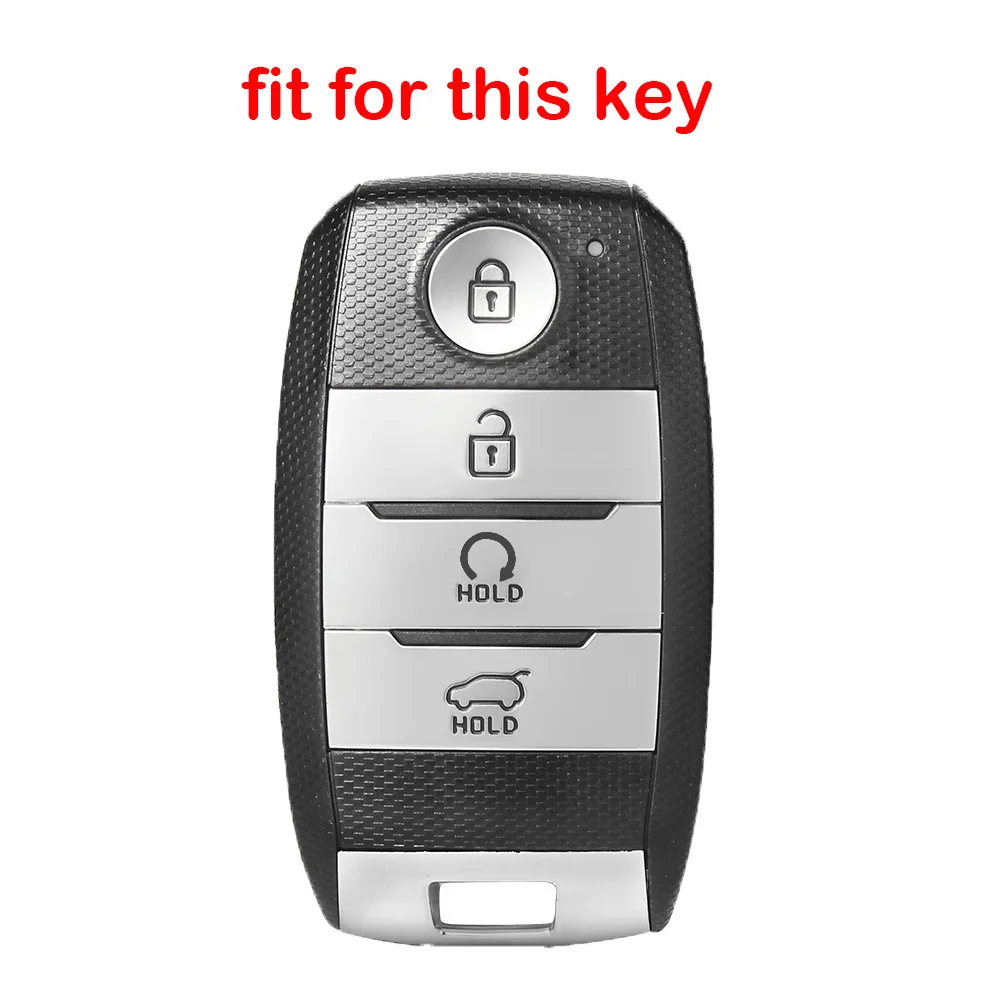 silicone remote car key cover case for Kia stonic Rio Optima