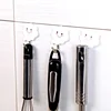 3Pcs/Set Cloud Shape Self Adhesive Key Hanging Hook/ Multifunction Wall Mounted Clothes Towel Door Hook/ Kids Room Hanger 4