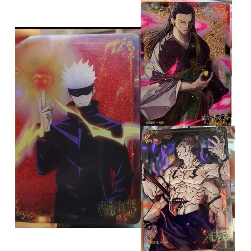 

Anime Jujutsu Kaisen Satoru Gojo Geto Suguru Flowing Sand Card Board Game Collection Card Toy Christmas Birthday Gift