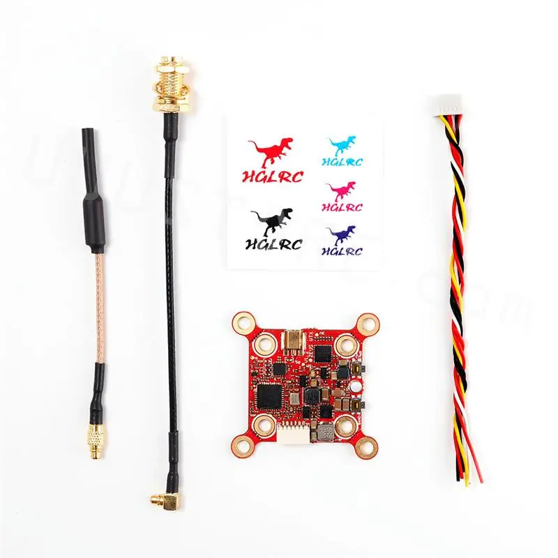 HGLRC Zeus VTX 5.8G 40CH PIT/25/100/200/400/800mW Smart Mounting 20*20mm/30*30mm FPV Transmitter with Microphone For RC Drone 4