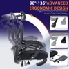 Ergonomic Office Chair, Home Office Desk Chairs with Foot Rest,High-Back Mesh Computer Desk Chair with Adjustable Lumbar Support 4