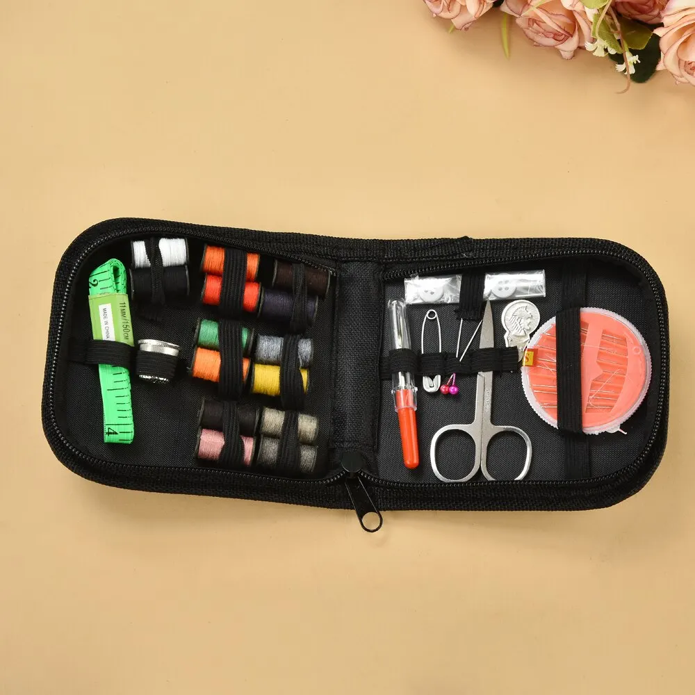 10 Needle Portable Mini Travel Household Sewing Box Set Sewing Kit Storage Bags Sundries Organizer Home Tools Sewing Accessories 2