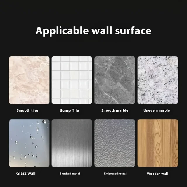 ราวแขวนผ้าขนหนูอลูมิเนียมอัลลอยด์แบบไม่ต้องเจาะ, ที่แขวนผ้าขนหนูแบบพับได้ติดผนังสำหรับจัดเก็บในห้องน้ำ 6