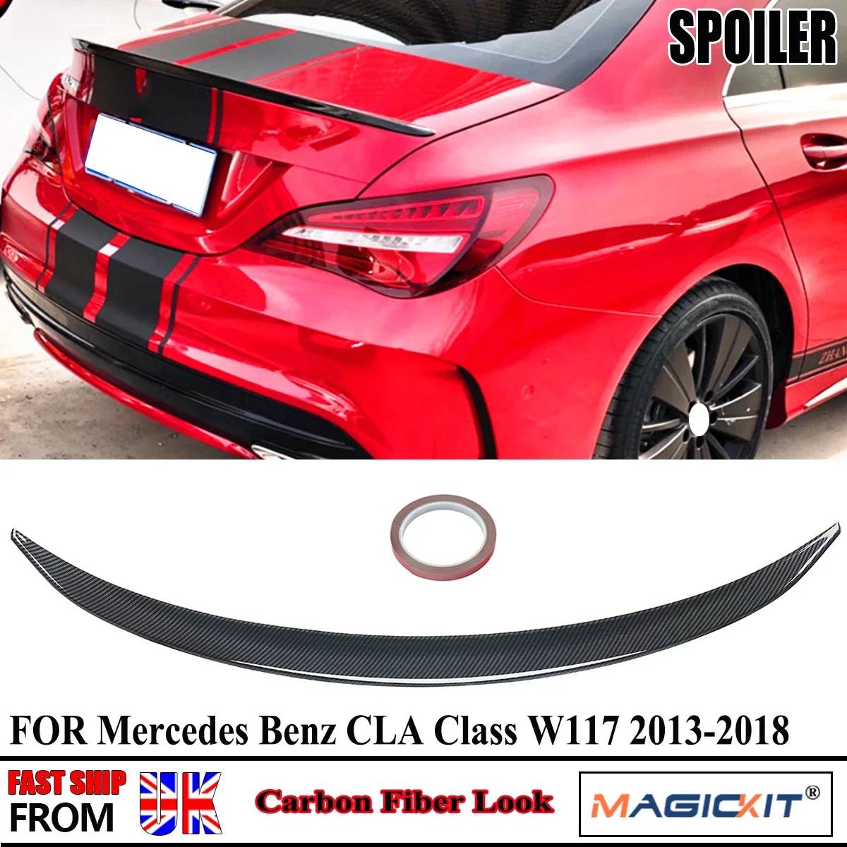 

Задний спойлер для багажника Mercedes Benz W117 CLA200 CLA250 CLA45 AMG 2013-2019