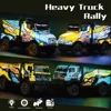 27MHz Remote Control Toy Cars for Kids RC Car Toys with LED Lights, RC Truck Toys U.S Truck & Europ. Truck Autotruck Lorry Toys 2