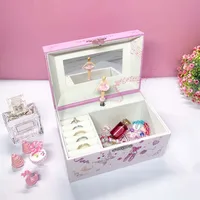 18-Tone Music Box Halloween Merry Christmas Decoration Home Easter Christmas Birthday Gift Jewelry Box Cute Storage box 1