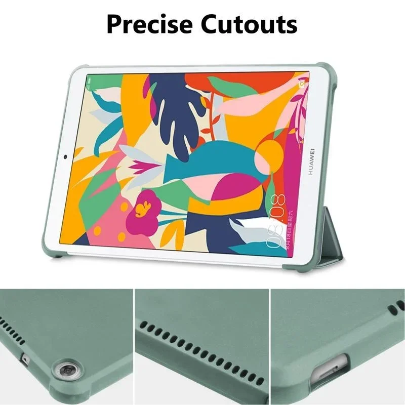 Protective Smart Wakeup Dormancy Tablet Cover with Screen Protector Film