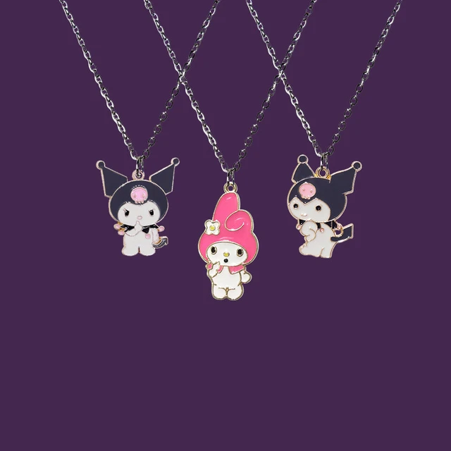 Creative Sanrio Cinnamoroll Crystal Necklace Girls Sweet Necklace Kuromi My  Melody Bracelet Valentine's Day Gift - AliExpress