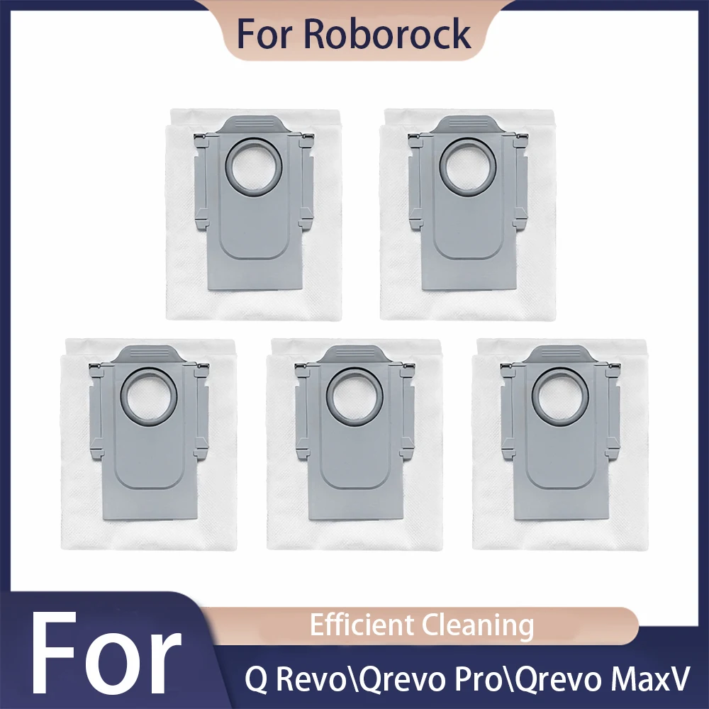 Sacs à Poussière Réutilisables Pour Aspirateurs Roborock Q Revo, Qrevo S, Qrevo Curve