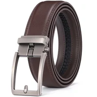 Unisex Click Belts for Men Luxury Brand Designer Fashion Automatic Buckle Genuine Leather Men's Belt Male Jeans Waist Strap Blue - Image 3