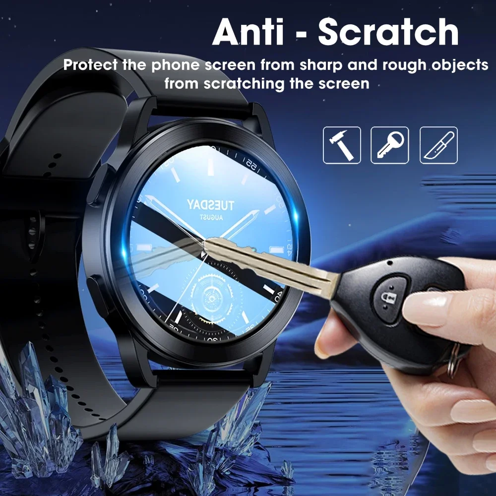 1/2/3pcs for Xiaomi Mi Watch S3 Screen Protector Anti-scratch Protective Film (Not Glass) for Mi Watch S3 Smartwatch Accessories