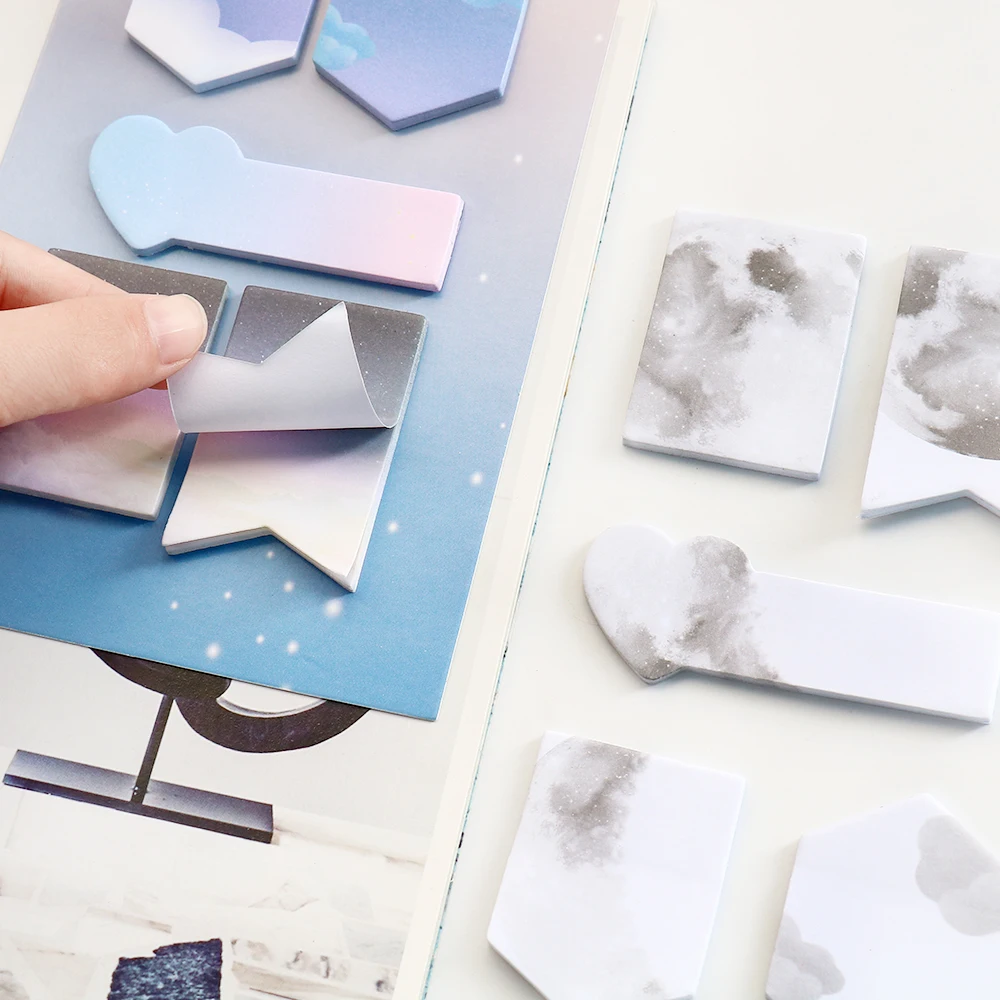

180pcs/Lot Beautiful Astral Memo Pad Cute School Supplies Office Accessories Sticky Notes Sticky Kawaii Stationary
