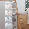 Multi-Layer Hanging Closet Organizer Hanging Bag/Shelf Foldable For Bra Storage Bag Socks Clothes Storage Organizer Hanging Bag 3