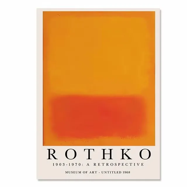 Abstract Yayoi Kusama Wall Art Matisse Mark Rothko Posters and Prints Flower Market Canvas Painting Wall Picture Decor