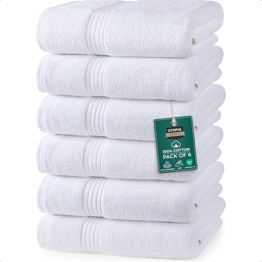 Premium 6 Piece Cotton Hand Towel Set
